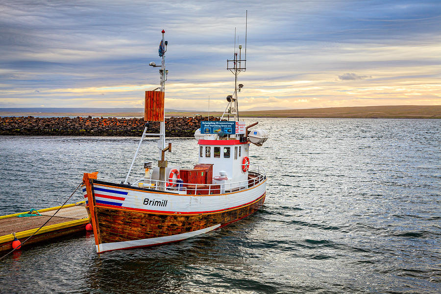 Icelandic Fishing Boat Photograph