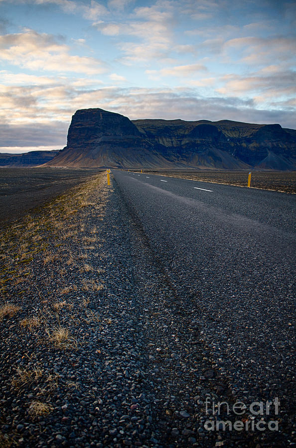 Landscape Photograph - Icelandic highway by Miso Jovicic