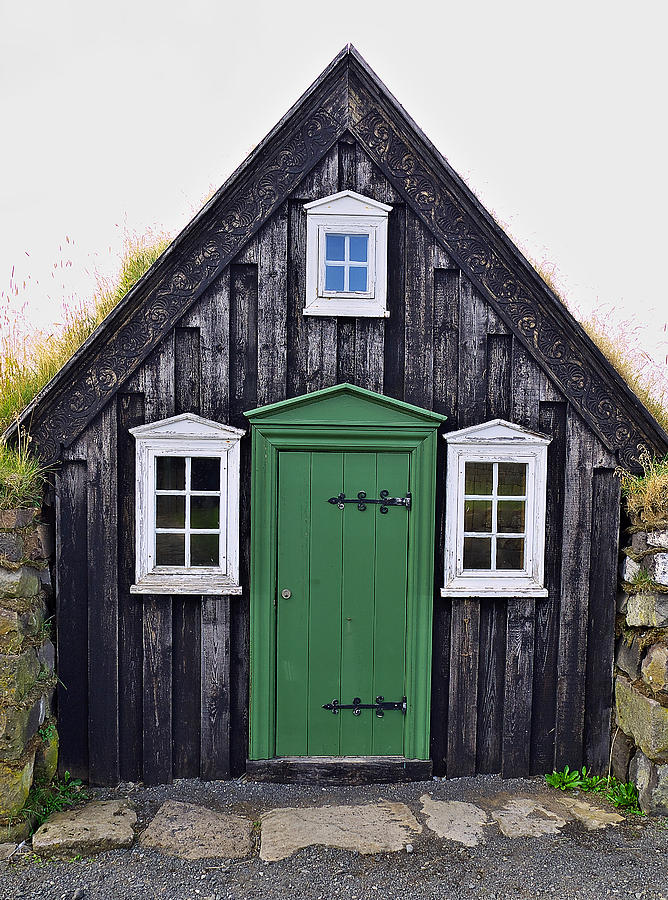 Icelandic old house Photograph by Ivan Slosar