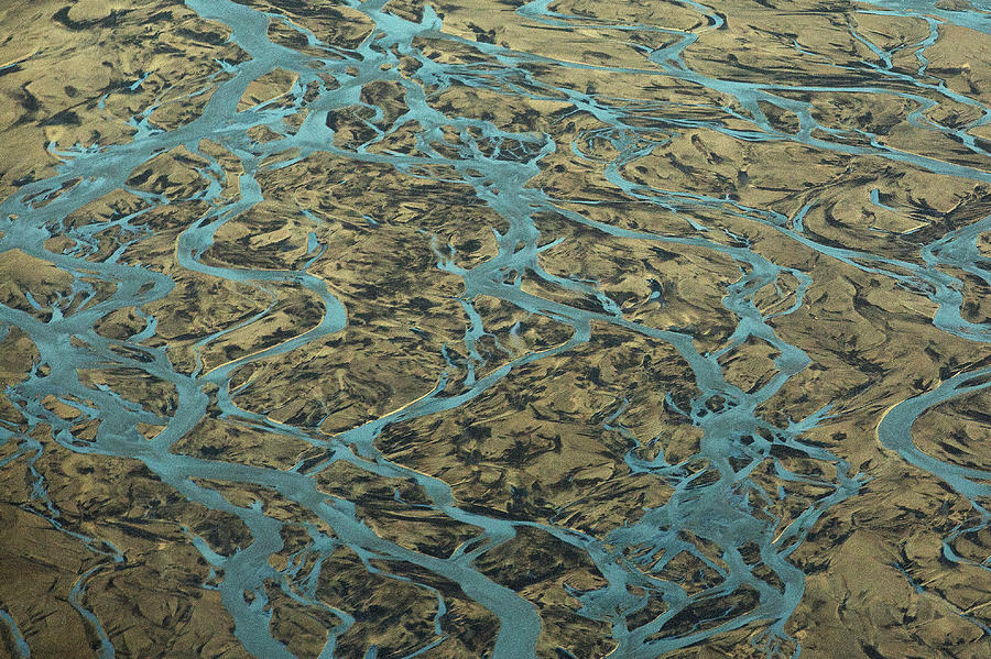 Icelandic River Delta Photograph by Stephen King