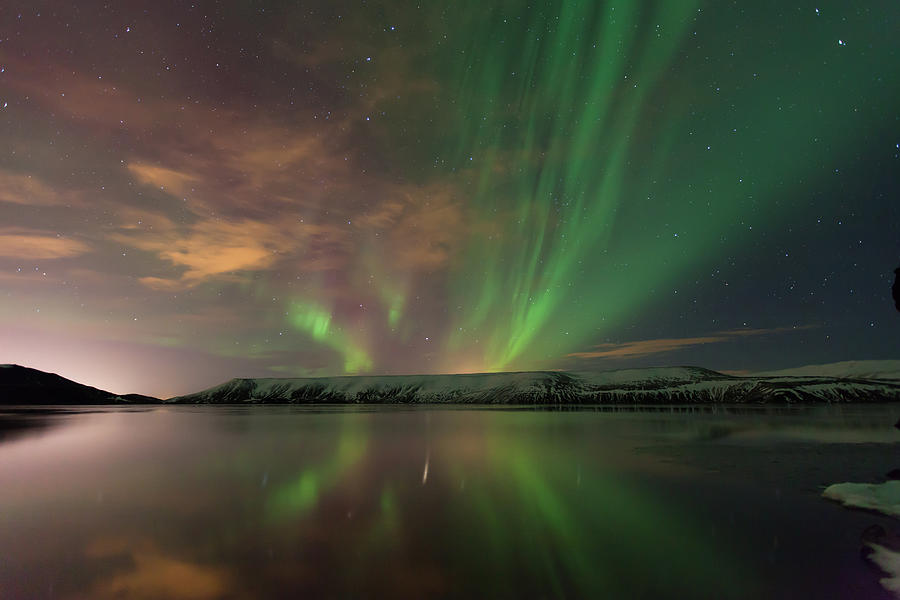 Icelands Northern Lights Photograph by By Chakarin Wattanamongkol