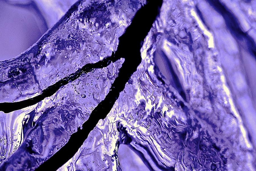 Icicle Abstract Photograph by Catia Juliana