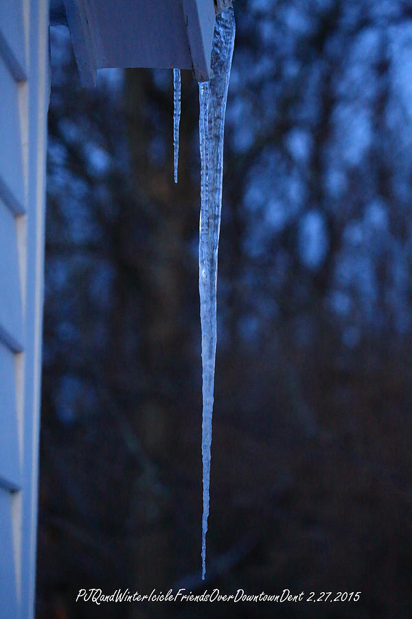 Icicle Photograph by PJQandFriends Photography
