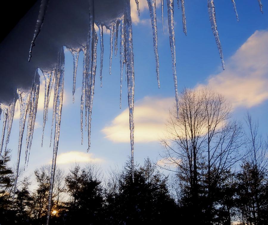 Icicle sky Photograph by MTBobbins Photography