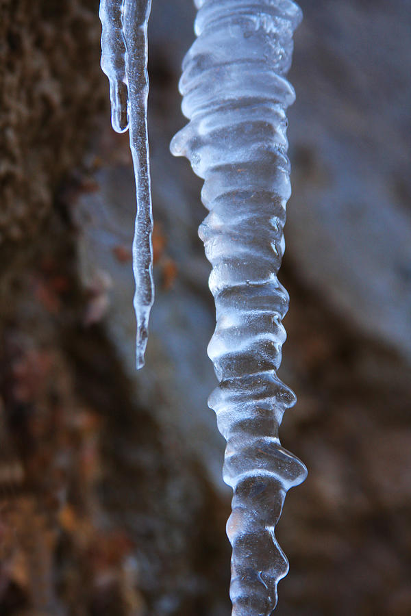 Icicles 2 Photograph by James Knight