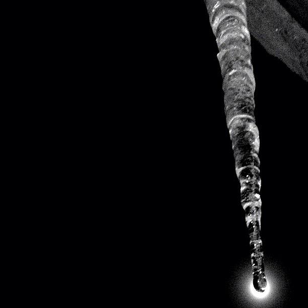 Icicles And Moonlight #igersbirmingham Photograph by Ian Payne