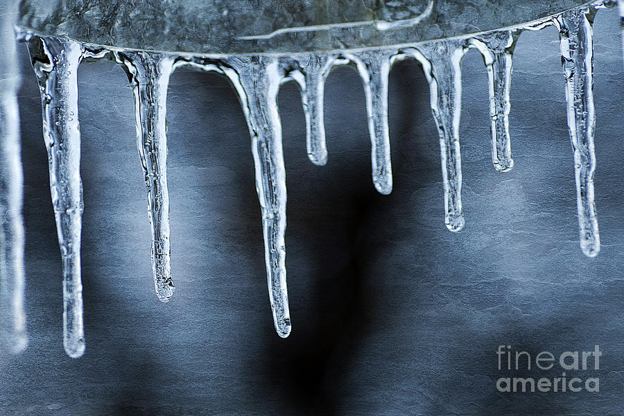 Icicles Photograph by Darren Fisher