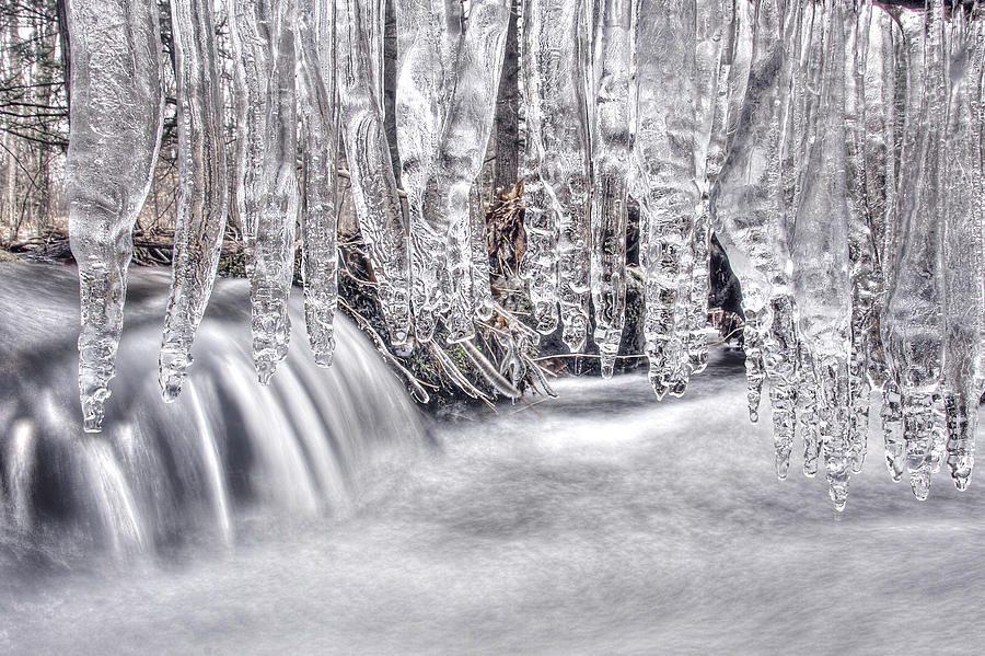Icicles Photograph by Dawn J Benko