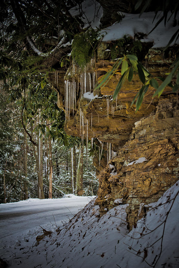 Icicles in WV Photograph by Daniel Houghton