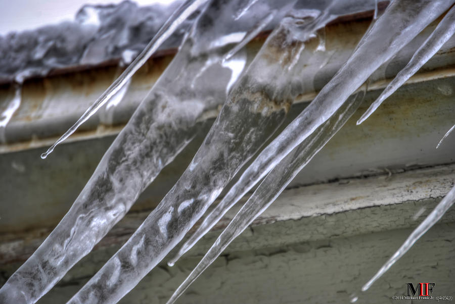 Buffalo Photograph - Icicles  by Michael Frank Jr