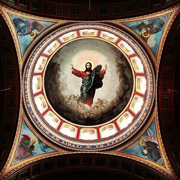 Church Photograph - Iconic Ceiling
#greece #church by Khamid B