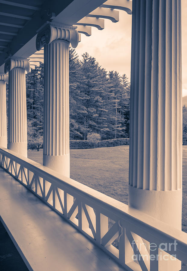 Iconic Columns on an estate Photograph by Edward Fielding