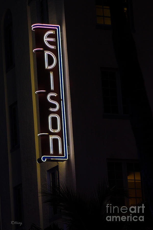 Iconic Edison Hotel South Beach Photograph by Rene Triay FineArt Photos