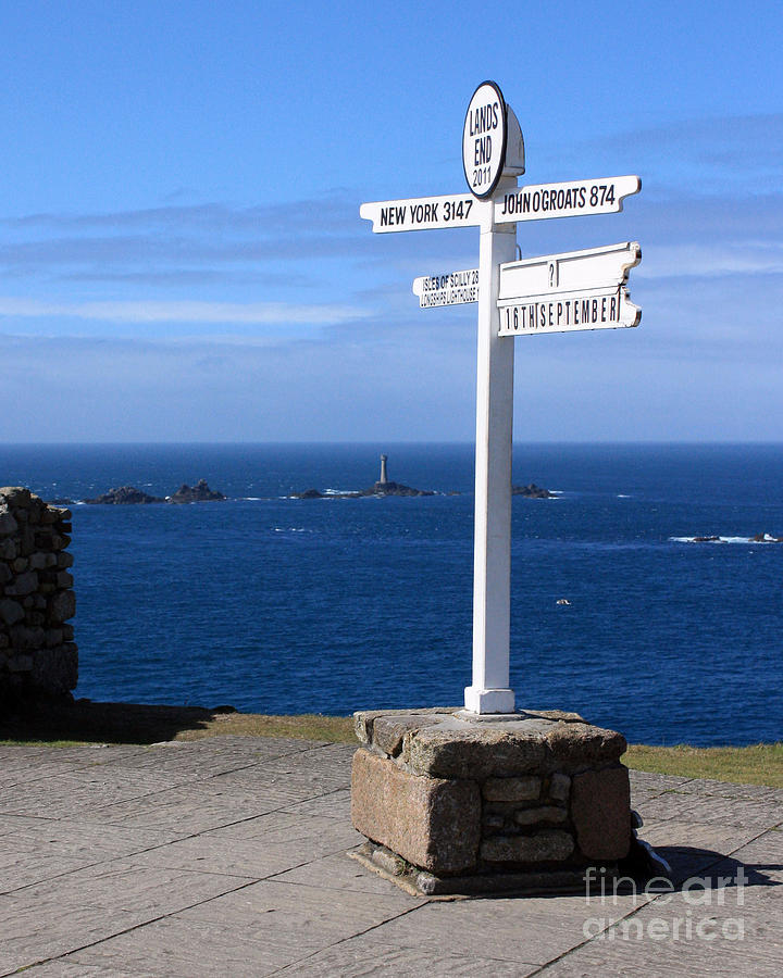 Iconic Lands End England Photograph by Terri Waters