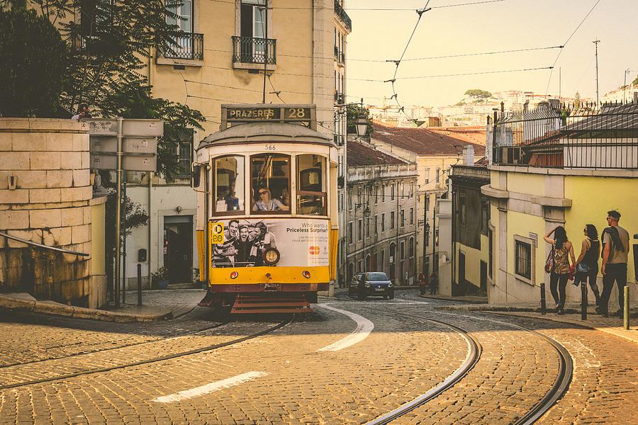 Iconic Lisbon Streetcar No. 28 IV Photograph by Marco Oliveira