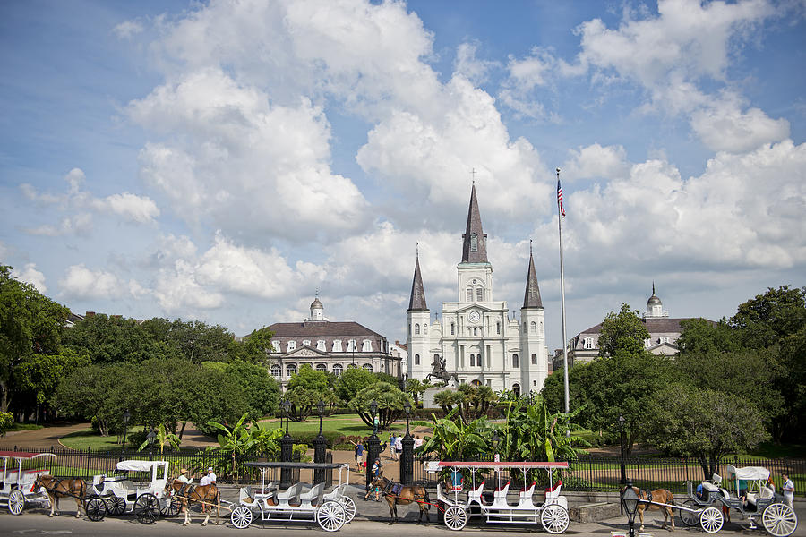 Jackson Square Photograph - Iconic New Orleans by Bonnie Barry