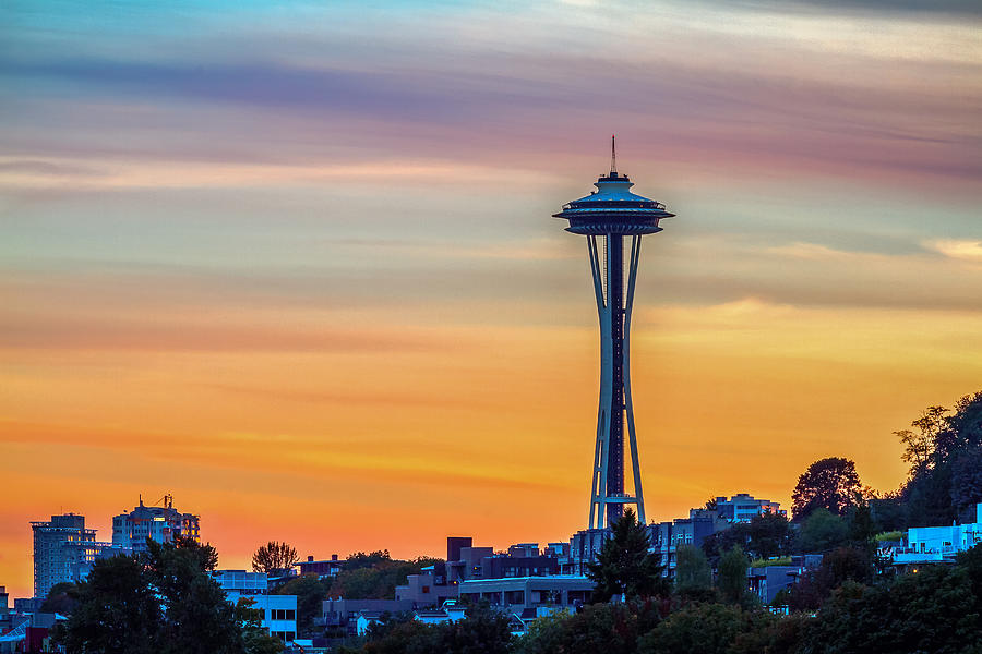 Iconic Seattle Photograph by Ken Stanback