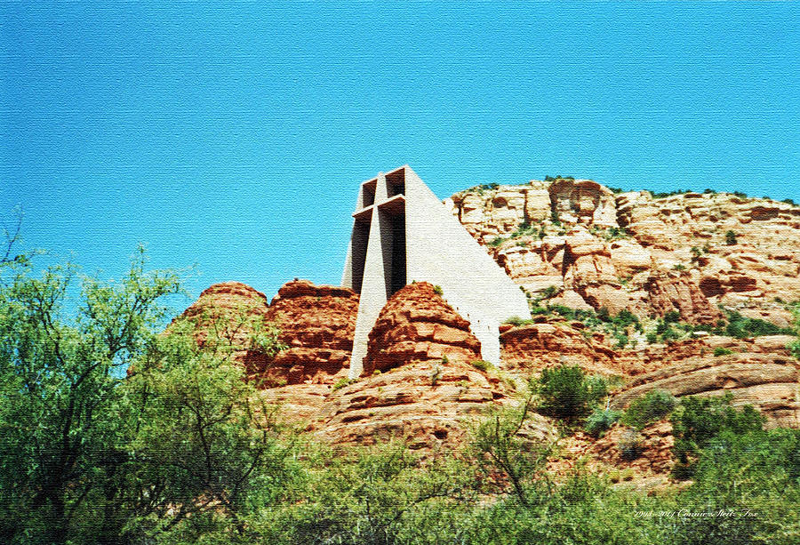 Iconic Sedona Chapel of the Holy Cross Photograph by Connie Fox