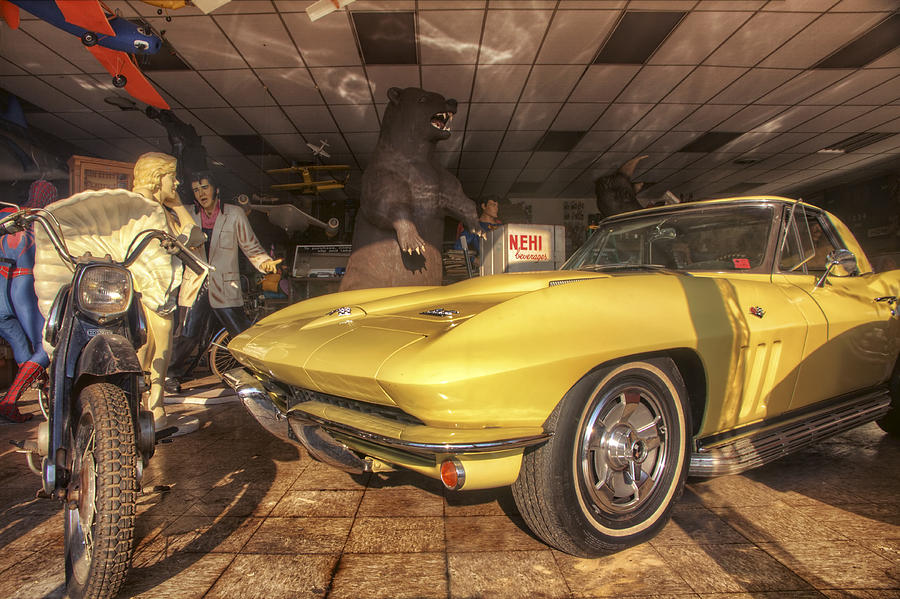 Icons of Americana - Corvette - Elvis - Marilyn Photograph by Jason Politte