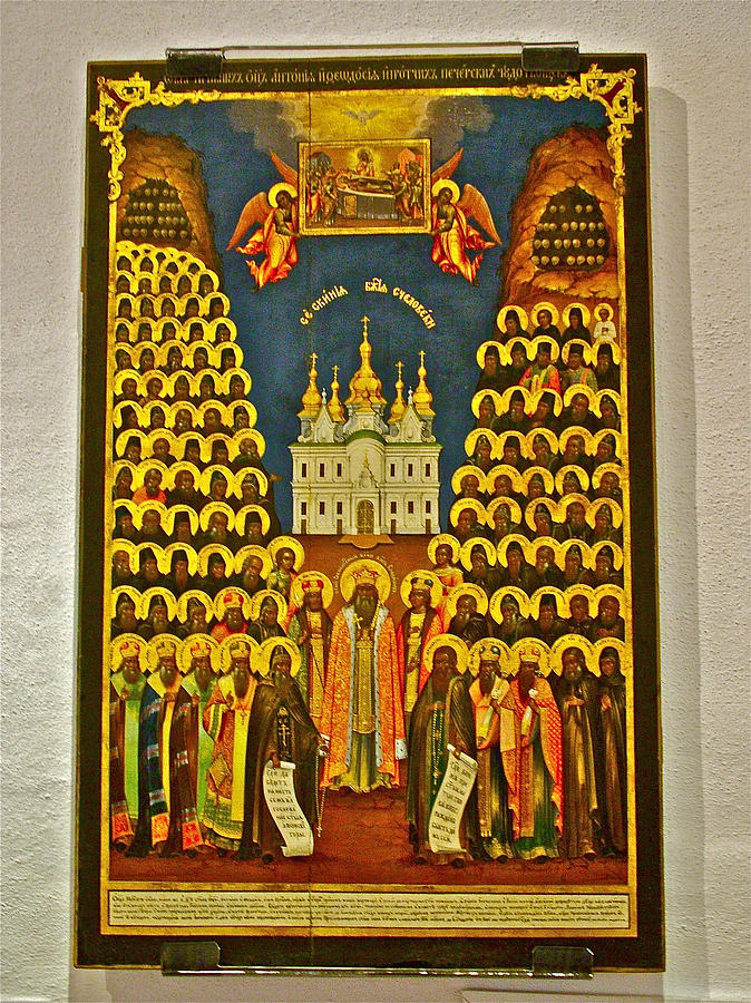Russia Photograph - Icons7 in Museum in Kirillo-Belozersk Monastery in Goritsy-Russia by Ruth Hager