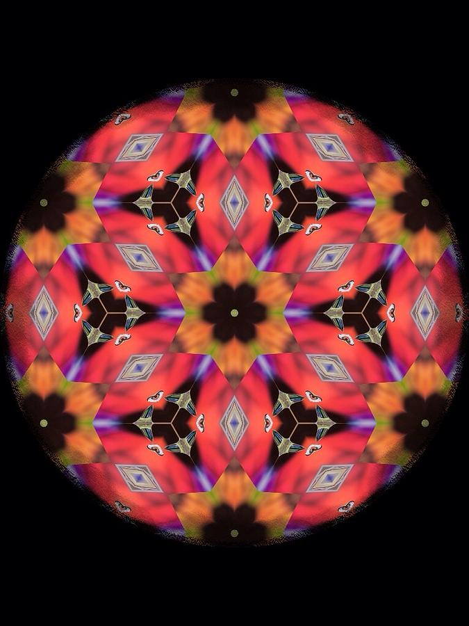 iCube Mandala Digital Art by Karen Buford