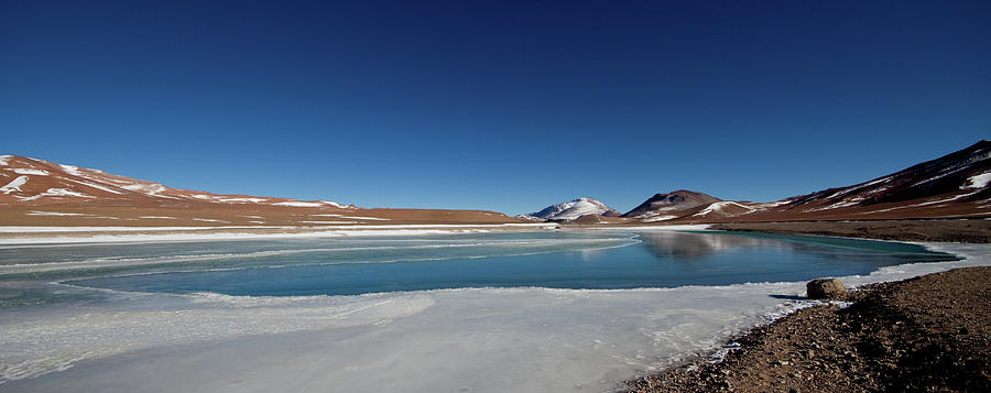 Icy Desert Lake Photograph by Universal Stopping Point Photography