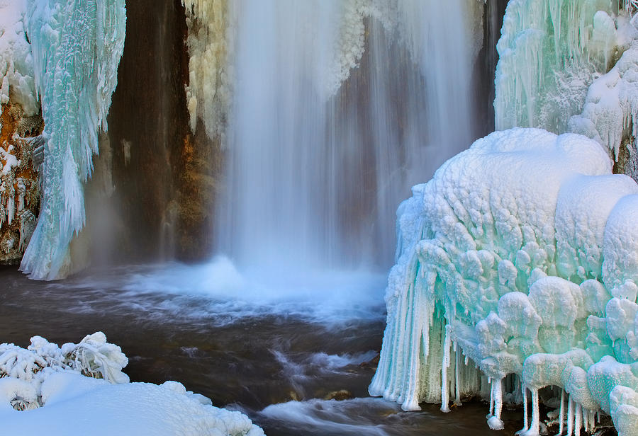 Ice Falls Photograph by Kadek Susanto
