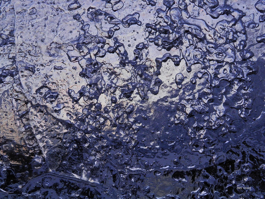 Icy Flakes Photograph