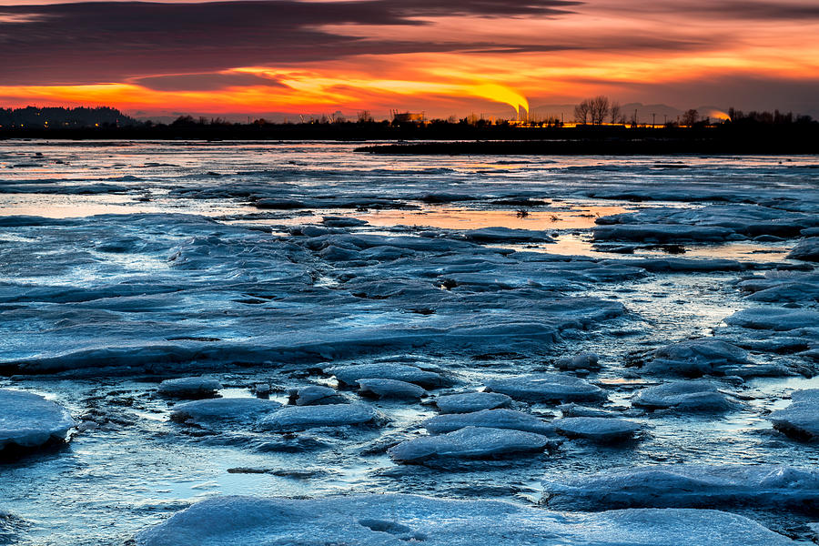 Icy Inferno Photograph by Pierre Leclerc Photography