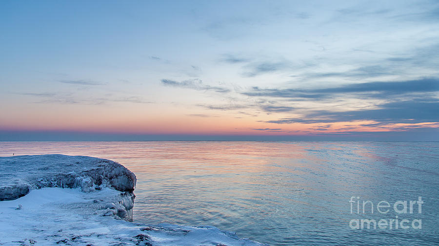 Lake Michigan Photograph - Icy Rise by Andrew Slater