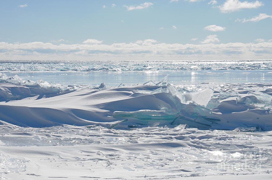 Icy Superior Day Photograph by Sandra Updyke
