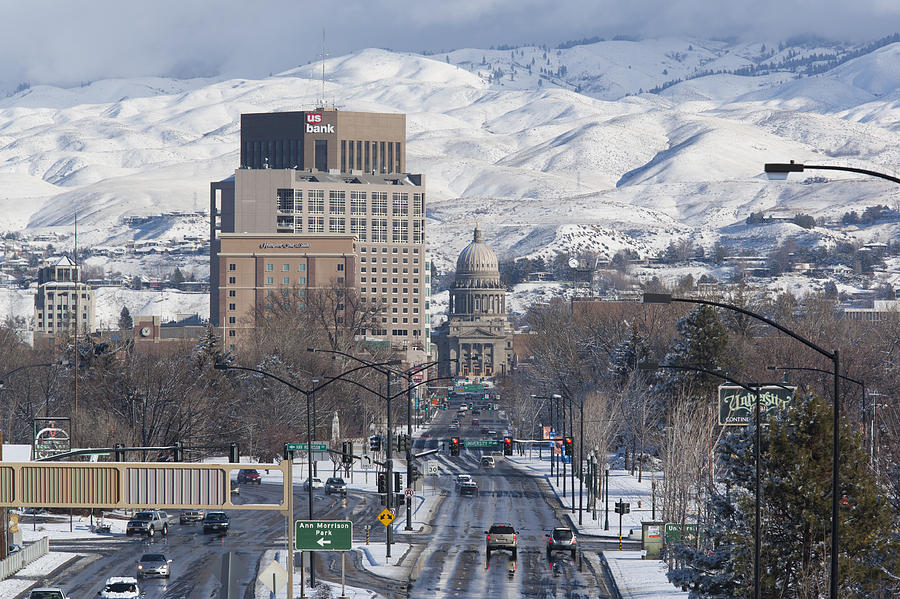 Idaho Capitol view Photograph by Steve Smith - Fine Art America