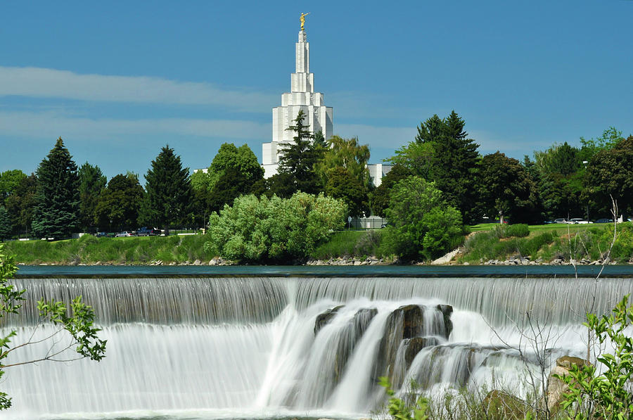 Idaho Falls Temple Photograph by Greg Norrell
