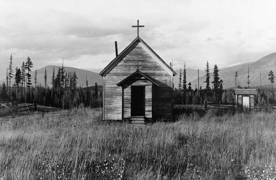 Idaho Rural Church, 1939 Photograph by Granger