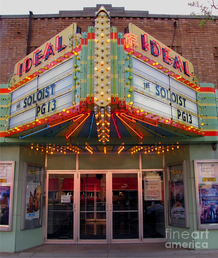 Ideal Theater in Clare Michigan Photograph by Terri Gostola