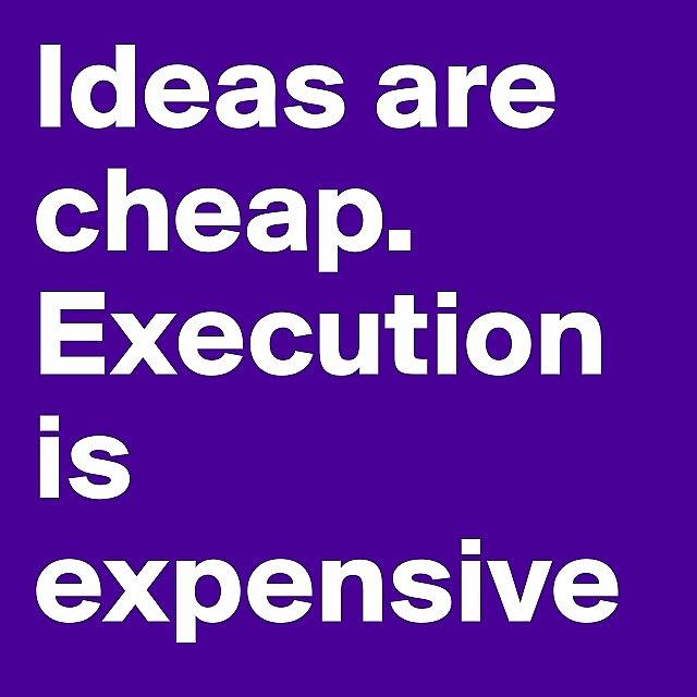 Execution Photograph - #ideas #cheap #execution #expensive by Valentin Vesa