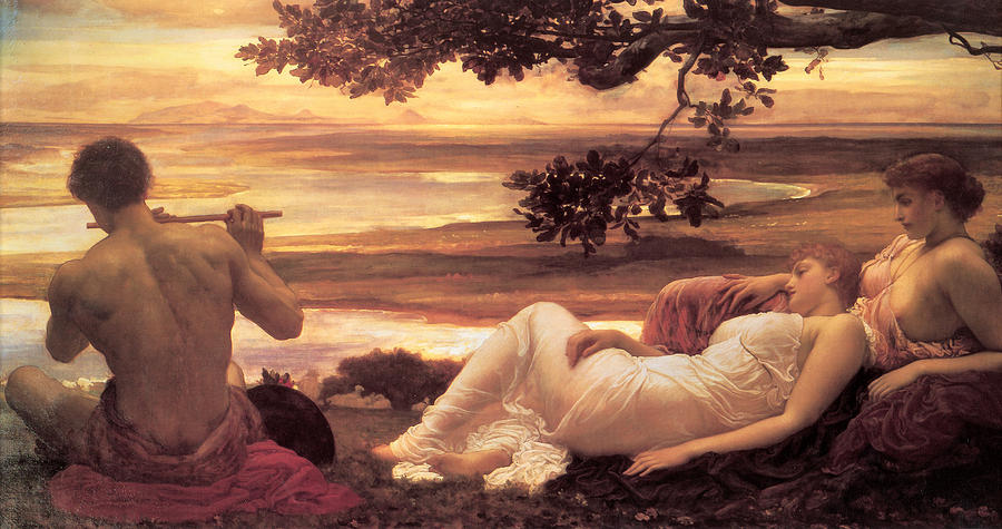 Idyll Painting by Frederic Leighton