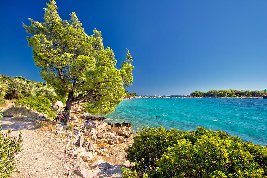 Idyllic turquoise beach in Croatia Photograph by Brch Photography