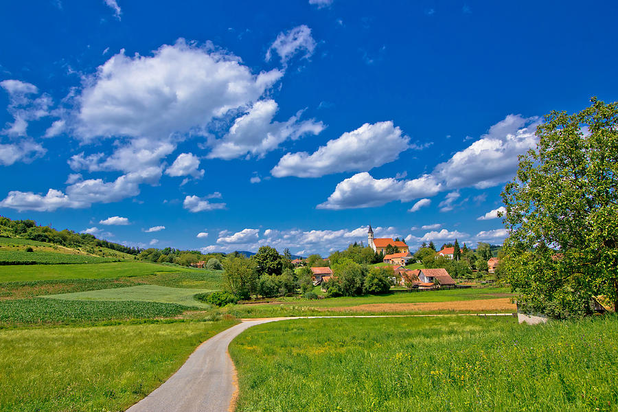 Idyllic village in green nature Photograph by Brch Photography
