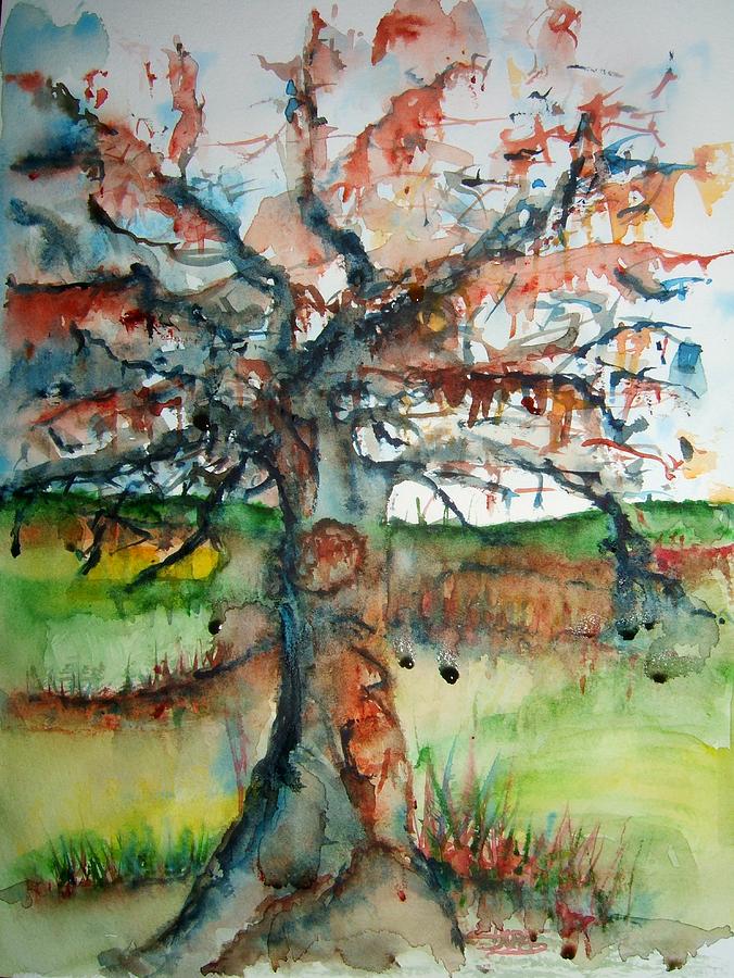 If A Tree Could Talk Painting by Elaine Duras