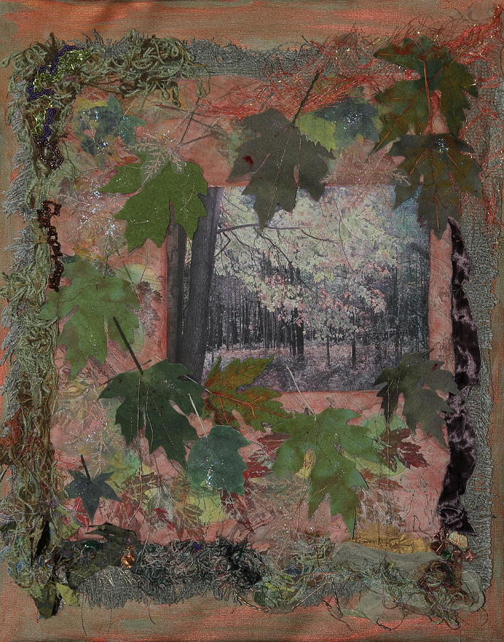 Nature Mixed Media - Maple Morning by Pam Reed