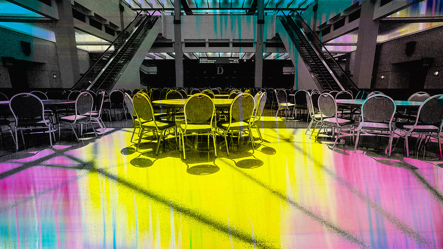 If Chairs Could Talk Digital Art by Susan Stone