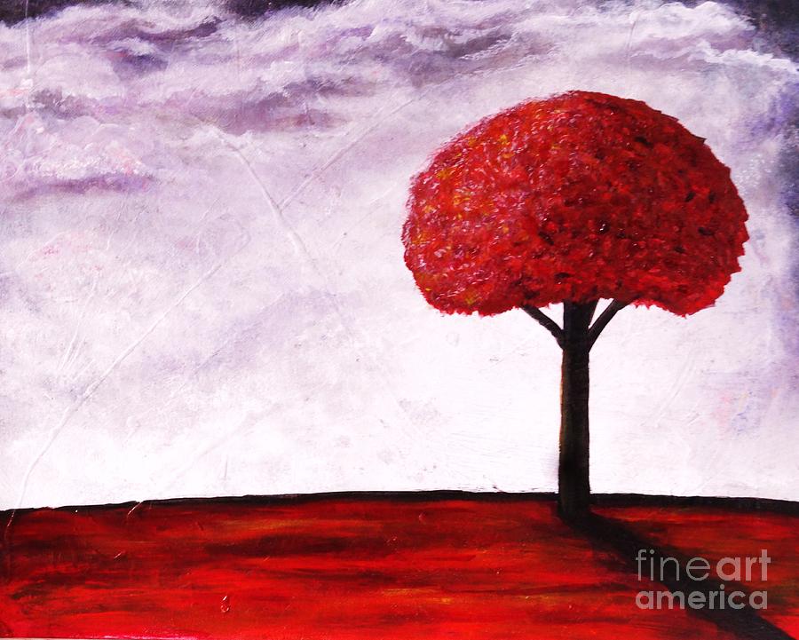 If I Were a Tree Painting by J L Zarek