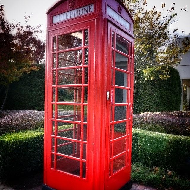 Phone Photograph - If Only It Had Been Blue. #phonebooth by Traci Law
