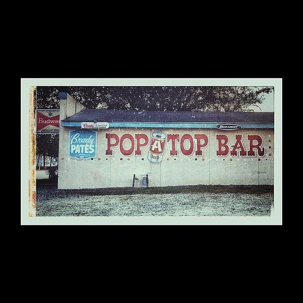 Sign Photograph - If You Must Pop . . . Pop A Top.  Just by Deana Graham