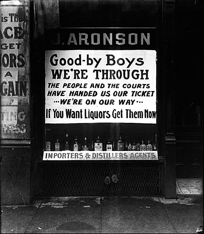 If You Want Liquors Get Them Now Photograph by Bill Cannon