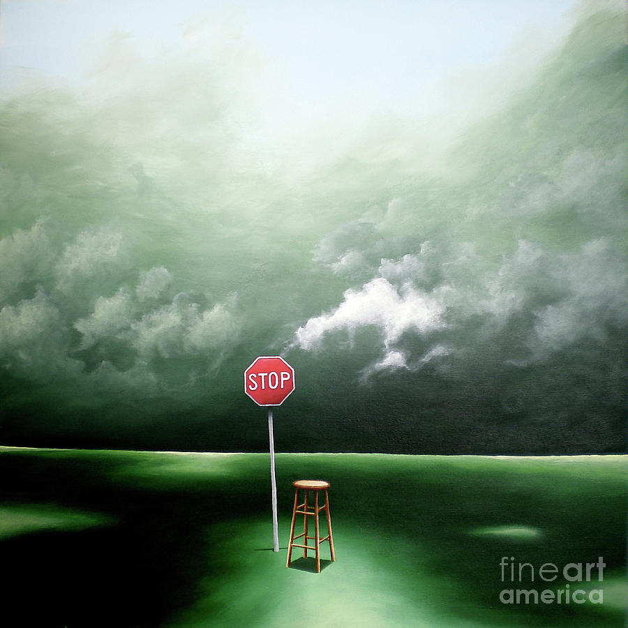 If You Were Waiting For A Sign This Is It Painting by Ric Nagualero