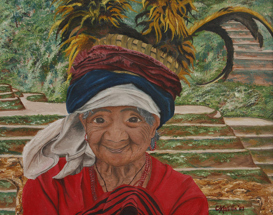 Ifugao Painting - Ifugao  by Carol Tsiatsios
