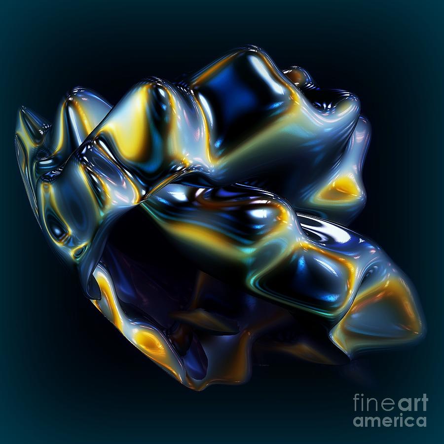 Igneous Blue Digital Art by Greg Moores