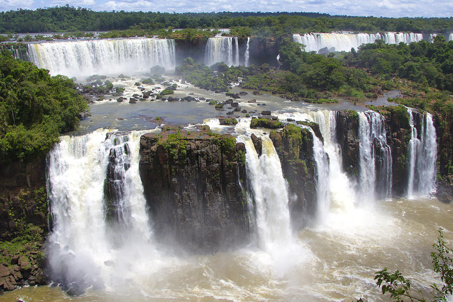 Iguacu Falls Brazilian Side Photograph by Venetia Featherstone-Witty